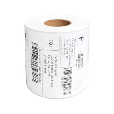 China Competitive Price Heat Sensitive Packaging Printed Sticker Label Shipping Label Paper for sale