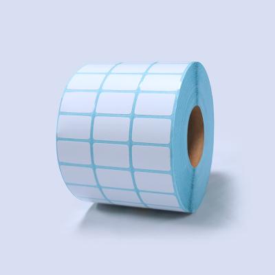 China Factory Price Heat Sensitive High Quality Blank Waterproof Label 25x15(mm)X 10000 Pieces/Roll Three-Tier Direct Thermal Sticker for sale