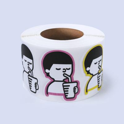 China Customized Purchase Make Logo Label Sticker Products Pattern Design Trademark Self Adhesive Package Label Sticker for sale