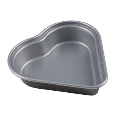 China Viable Mini Heart Shape Cake Pan Non-Stick Carbon Steel Mold for sale