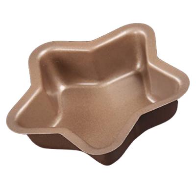 China Sustainable Cake Tin With Non Stick Baking Molds Bakeware Liner Tray For Christmas Cake Chocolate Fondant Candy Baking Mold for sale