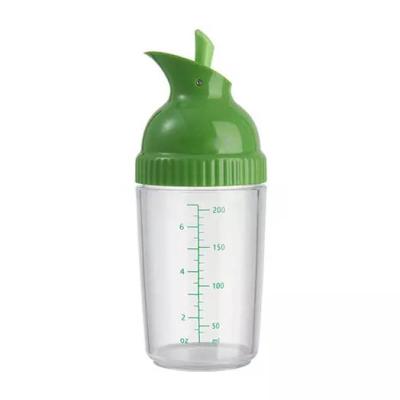 China Sustainable Salad Dressing Container Shaker Mix Bottle For Lemon Juice Ranch Vinegar And Balsamic Dressing Oil for sale