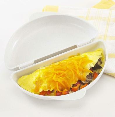 China Sustainable Microwave Egg Omelet Steamed Tray for sale