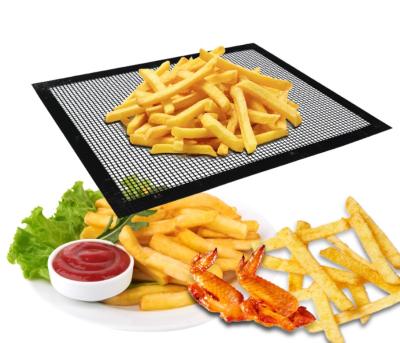 China Heat Resistance Hot Sale Barbecue Grill Mesh Grill Mat Non-Stick BBQ Tools for sale