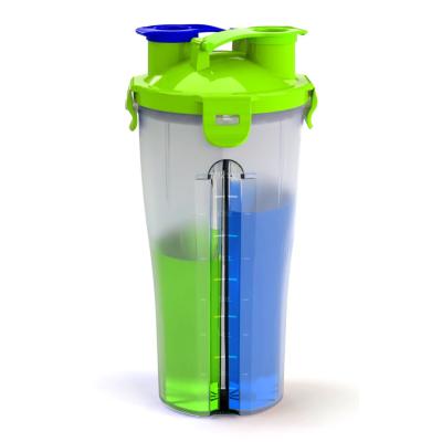 China 500ml Double Shaker Cup Viable Mixing Cup for sale