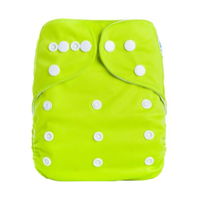 China Ananbaby Solid Color PUL Cloth Baby Cloth Plain Weave Reusable Diapers for sale