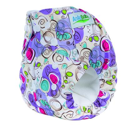 China Printed Good Quality Machine Washable Printing Reusable Baby Cloth Diapers for sale