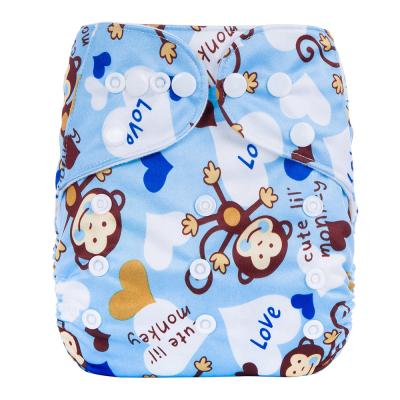 China Ananbaby Traning Printed Suede Fabric Pants Custom Baby Diapers Supplier for sale