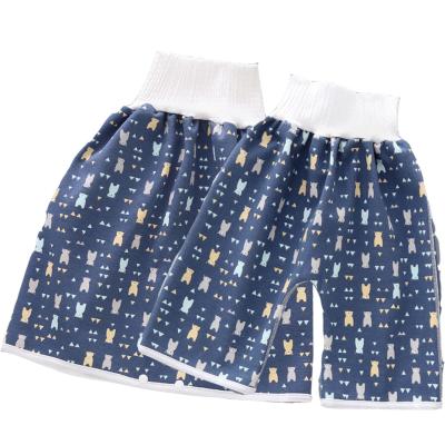 China New Ananbaby Reusable Diaper Skirt Cotton Padded Diaper Plain Weave Waterproof Padded Skirt for sale