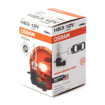 China 9005 HB3 12V 60W P20d OSRAM Made In USA Original Auto Spare Parts Halogen Bulb Lamp Headlight 9005 for sale