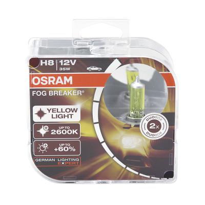 China OSRAM H8BR 12V 55W PGJ19-2 62212FBR Halogen Breaker Headlight Lamps Fog Lamp Yellow Light CRAFTER for sale