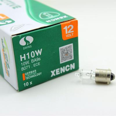 China XENCN H10W 8071 BA9S 9MM Standard Width Auto Light Bulb 12v 10w 8071 H10W for sale