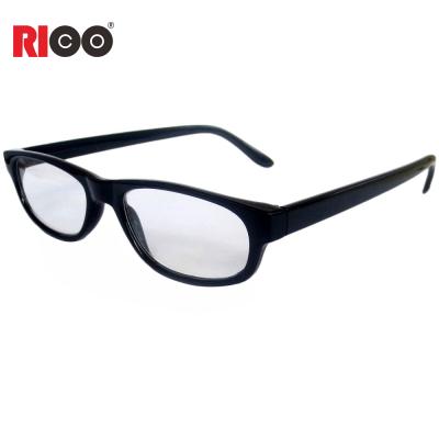 China Factory unisex hot sale wholesale design cheap thin plastic reading glasses litely with case in display for sale