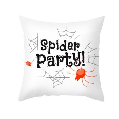 China Folded New Design Halloween Cushion Cover Pumpkin Pattern Digital Printing Throw Pillow Cover Home Decorative Pillow Cushion Case for sale