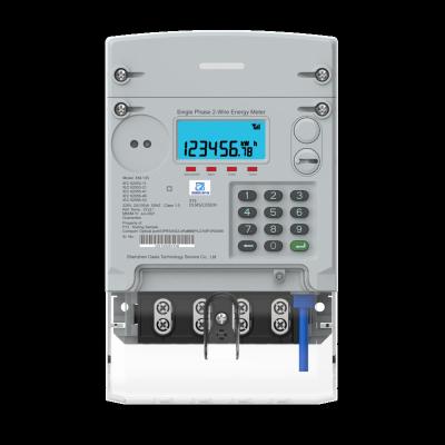 China ROBUSYS EM-135B Prepaid Energy Meter Single Phase With GPRS 200*124*58mm for sale