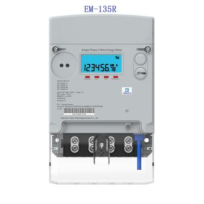 중국 ROBUSYS EM-135R Digital Energy Meter Single Phase Two Wire Energy Meter With LoRa 판매용