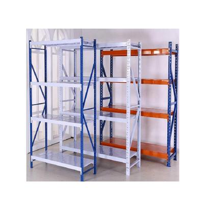 China Stable Quality Warehouse Iron Metal Shelving Warehouse Racking Shelves Light Duty Shelf for sale