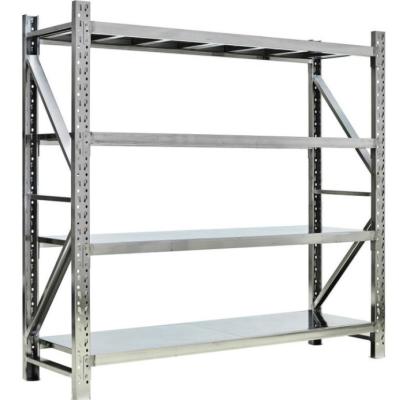 China 304 Assembly Heavy Duty Rack Shelf Verstellbares Laminat-Edelstahl-Regal zu verkaufen