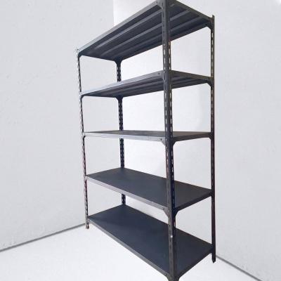 China Storage Racks Shelving Units Slotted Angle RackS High Tensile Shelves Angle Iron With Metal Slotted Angle Rack for sale