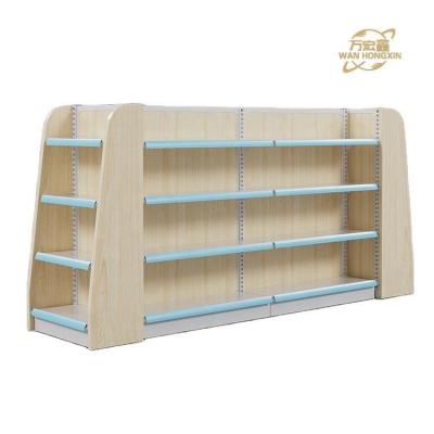 China Tianjin Wan Hongxin manufacturer Single Double Sided Supermarket Shelves Gondala Shelving With Good Price for sale