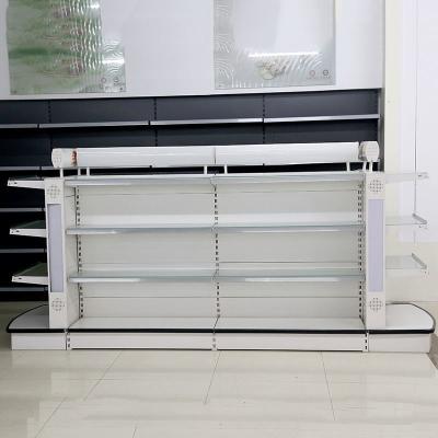 China Shopping Multi Layer Shelf Rack Supermarket Gondola Shelving System for sale