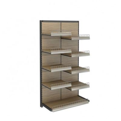 China Large sale Black Modern supermarket shop shelving display shelving shop shelves price for sale