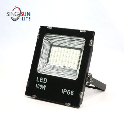 China LANDSCAPE 5 Years Warranty Factory Price LED Flood Light With Ultra-thin Smooth Design Used In Exhibition Hall, Parking Lot, Playground for sale