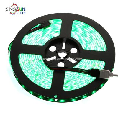 China Theme Park SMD 5050 RGB LED Strip 12V 60leds IP65 LED Strip Light with 44 IR Key Remote for sale