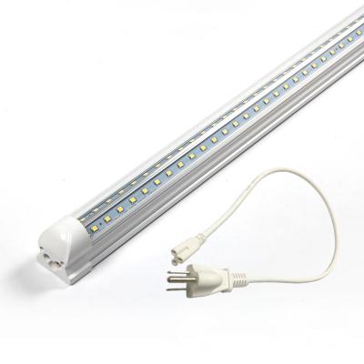 China Linkable Integrated T8 Hotel Led Tube Light 8ft 2.4m 72w 7200lm Living Room Sets With Connectors And US Plug for sale