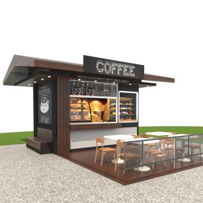 China Modern prefab cafe bar container restaurant for sale luxury restaurant kitchen equipment project solution for sale