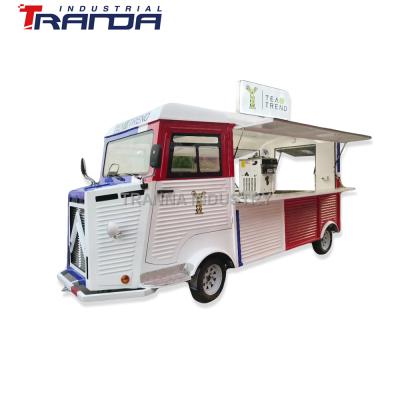 China Churros vegetable/fast food processing factory commercial popular deep fryer truck mobile trailer for sale for sale