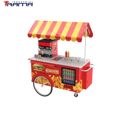 China Vegetable processing factory globalization standard coffee china mobile fast food carts hot sale mobile carts bicycle for sale