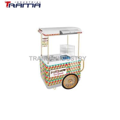 China Mini Vegetable Processing Plant Conveyor Snack Gelato Cart Ice Cream Cooling Rack For Sale for sale