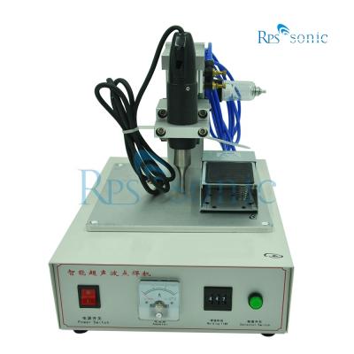 China Easy Operation Foot Operated Ultrasonic Spot Welding For Nonwoven Welding for sale