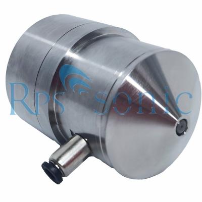 China Garment Shops Titanium Ultrasonic Nozzle Super Ultrasonic Ultrasonic Spray For Textile Medical Spraying for sale