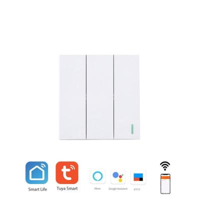 China Smart Home Appliances Tuya Smart RF 433Mhz WiFi Wireless Smart Switch AC100-240V 50/60Hz for sale