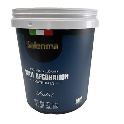 China Waterproof Latest Matte Effect Sticker IML In-mold Label Sticker Paint Bucket for sale