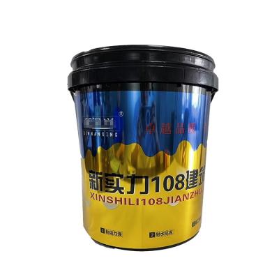 China China factory direct waterproof metallic texture IML heat transfer waterproof customized plastic buckets film label for sale