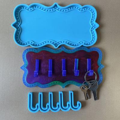 China Viable 4112 Key Holder Key Holder Door Hanging Silicone Mold for sale