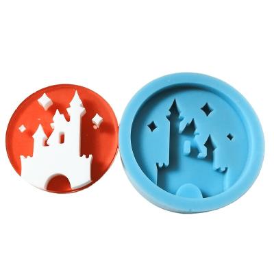 China Viable 3401 Castle Silicone Mold For Badge Coil Phone Socket for sale