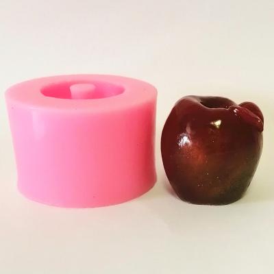 China 6043 Viable Silicone Straw Apples Amazing Mold for sale