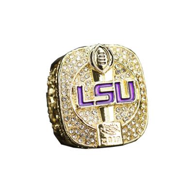 China FASHIONABLE High Quality Louisiana University Alliance LSU NCCA Mens Sports Fashion Championship Ring for sale