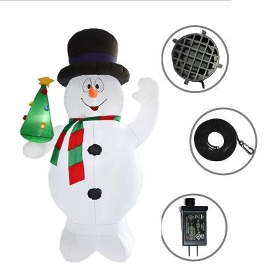 China Christmas Decoration 240 Cm Inflatable Christmas Snowman Outdoor Christmas Decoration for sale