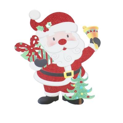 China Fashionable Board 47 New Design KT Santa Claus On Bike For Christmas Decoration for sale