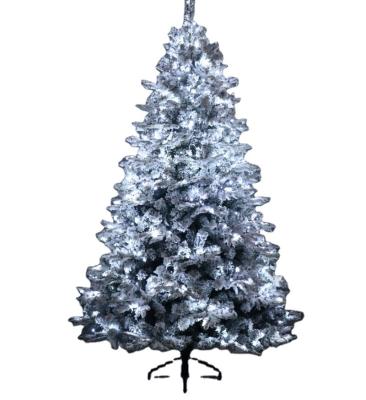 China Indoor White Christmas Decoration 180cm LED Christmas Tree With Snow Effect For Party Decoration for sale