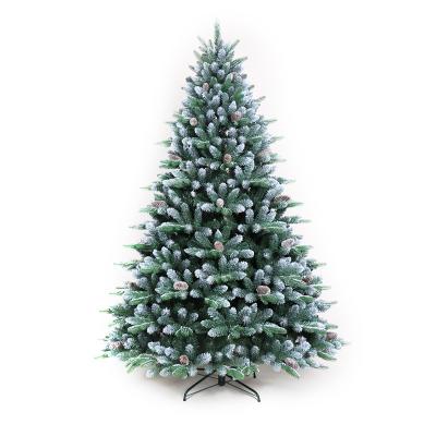 China Arbol natal de navidad d'albero di natale snow decoration 210cm Xmas Christmas trees large pohon outdoor Christmas decoration supply-old for sale