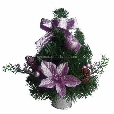 China Artificiais de Natal d'arvores de natale arbol de navidad Christmas decoration Christmas trees flower tree table decoration 30cm Christmas tall for sale