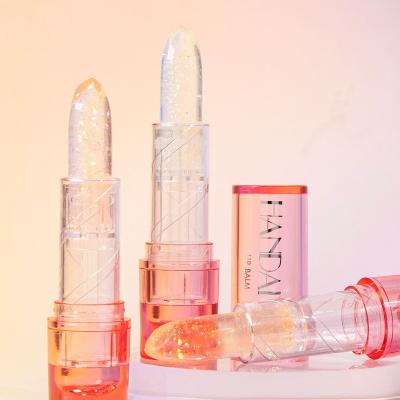 China Waterproof Hot Sales Private Label Transparent Lip Gloss PH Color Change Lip Balm Shimmer Moisturizing Glossy Lipstick for sale