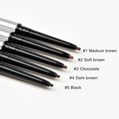 China Waterproof Hot Selling Long-lasting Vegan Waterproof OEM custom your logo 1.5 mm Slim Waterproof Auto Eyebrow Pencil for sale