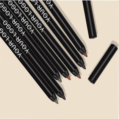 China Waterproof Customized Brand Cosmetics Makeup Vegan Private Label Plastic Retractable Creamy Waterproof Matte Eyeliner Without Logo for sale